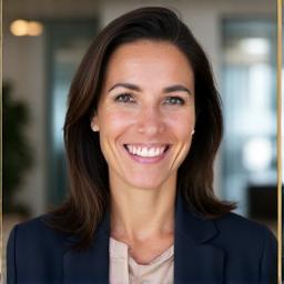 Ritratto professionale di Giulia Ferrari.